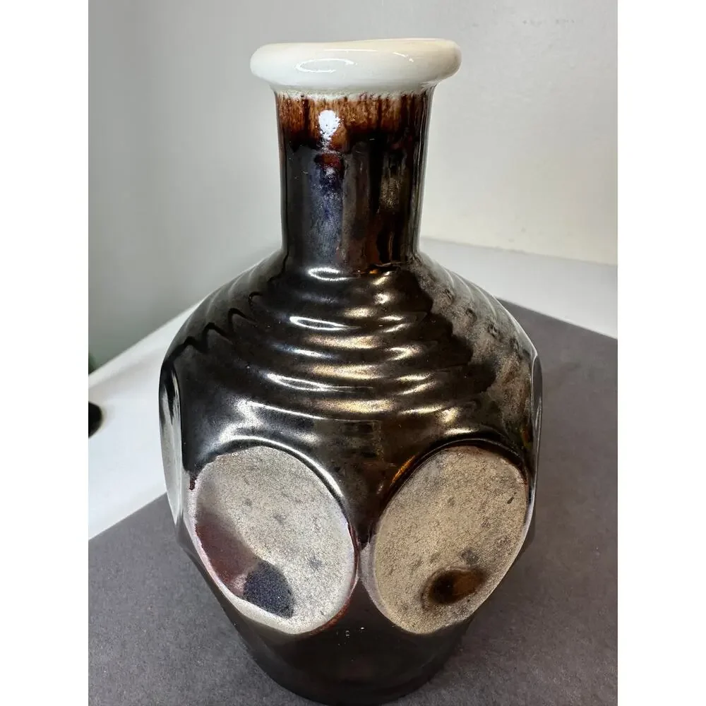 Vintage Boho brass style bud vase 7